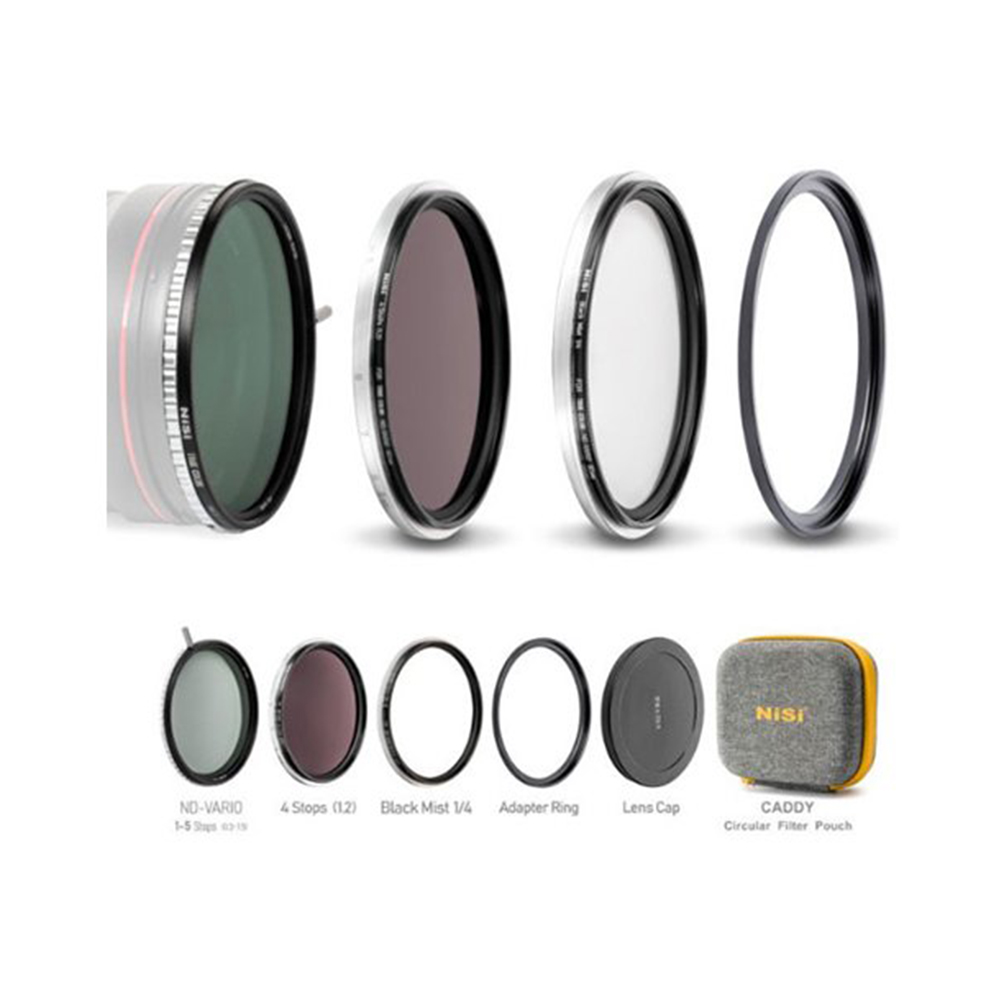 NiSi 耐司 True Color swift VND 1-9檔 可調黑柔套裝 82mm (公司貨)
