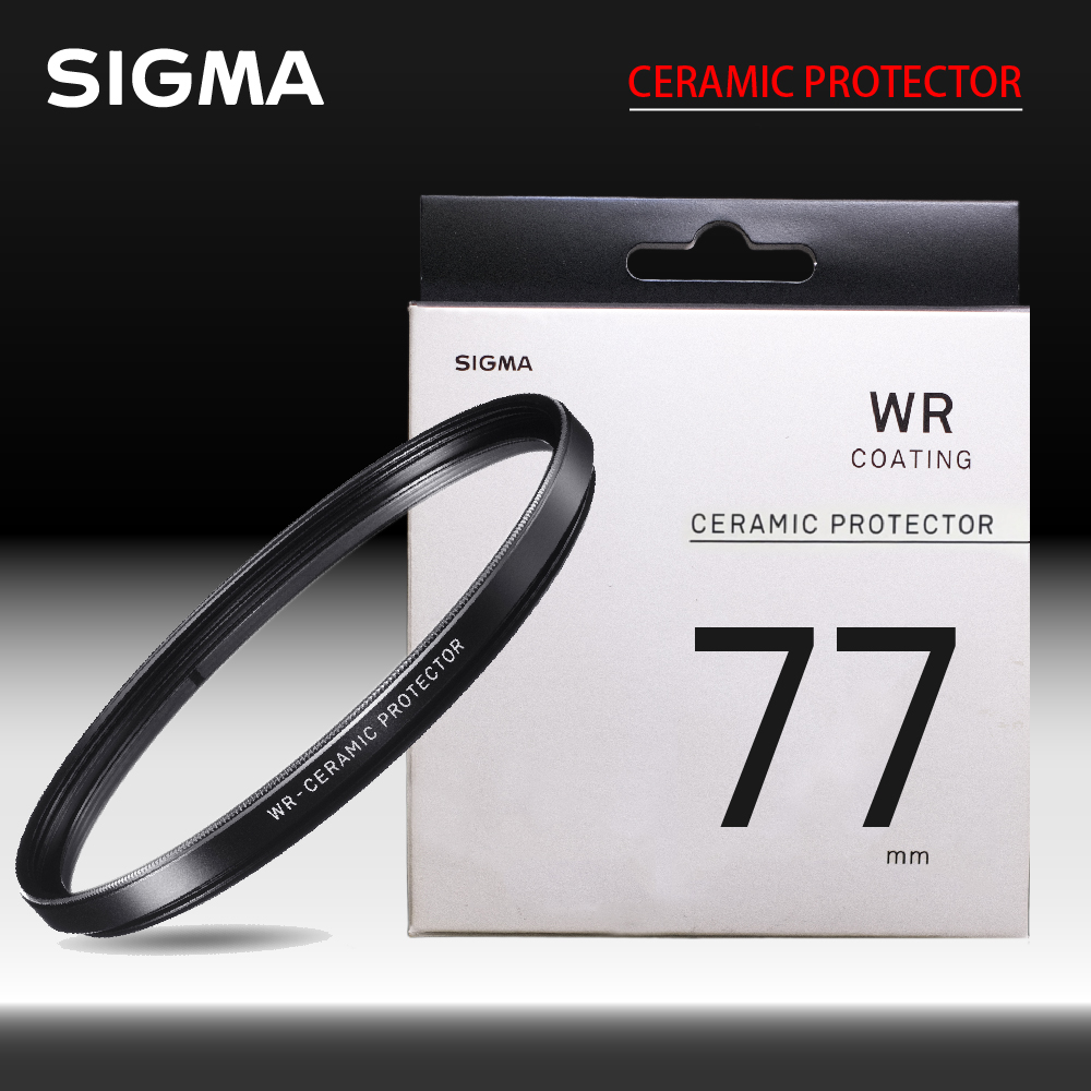 Sigma 適馬 WR CERAMIC PROTECTOR 77mm 陶瓷保護鏡 防撥水 (公司貨)