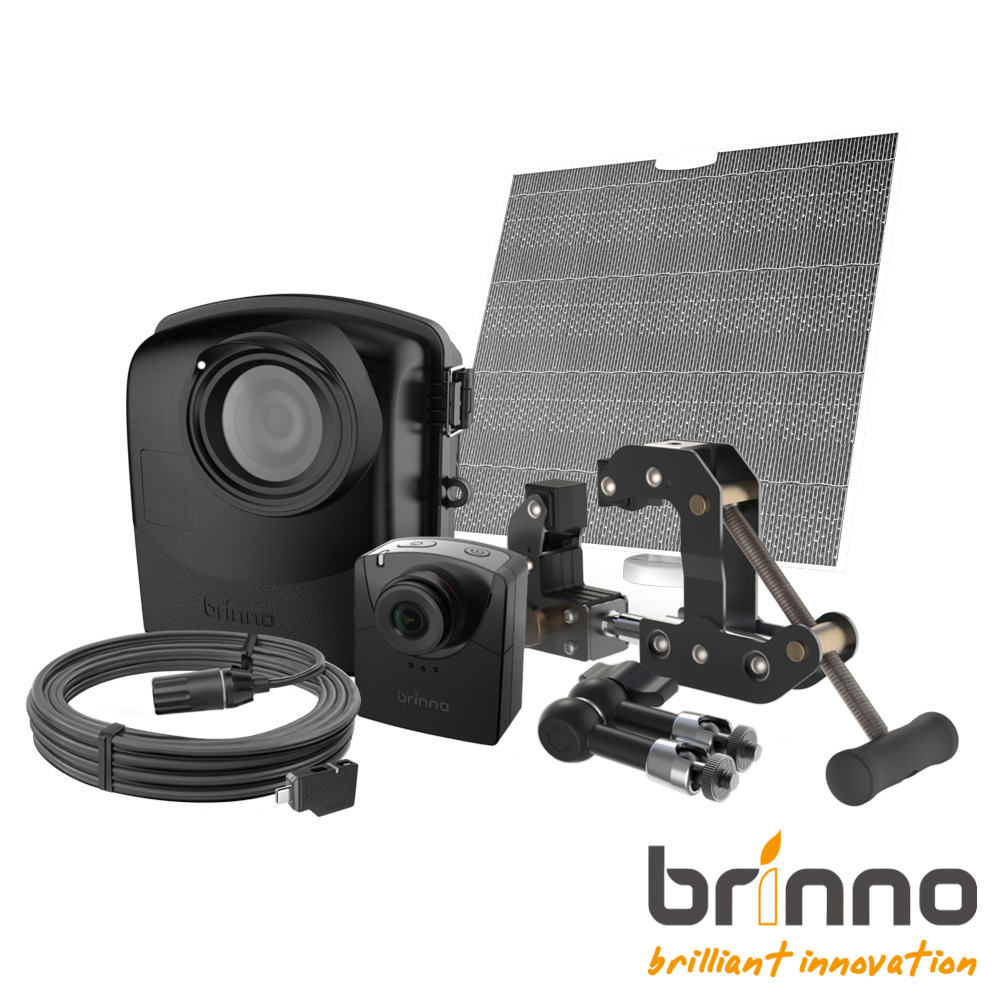 brinno 高清版建築工程縮時攝影相機太陽能板套組 BCC2000++ASP1000P(其他規格)