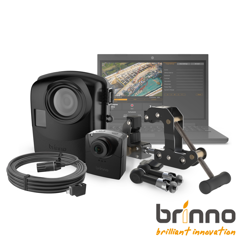 brinno 高清版建築工程縮時攝影相機套組 BCC2000+（其他規格）