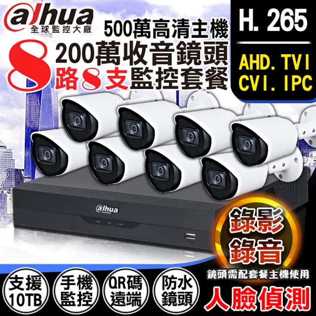Dahua 大華 【帝網KingNet】 監視器套餐 安防 錄影錄音