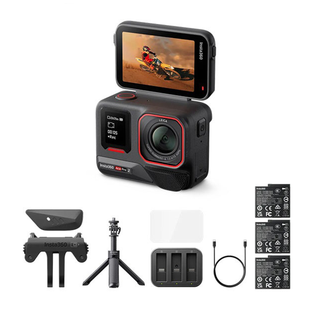 Insta360 Ace Pro 2 8K 運動相機 創作者套組(無記憶卡) 三電池版本 公司貨