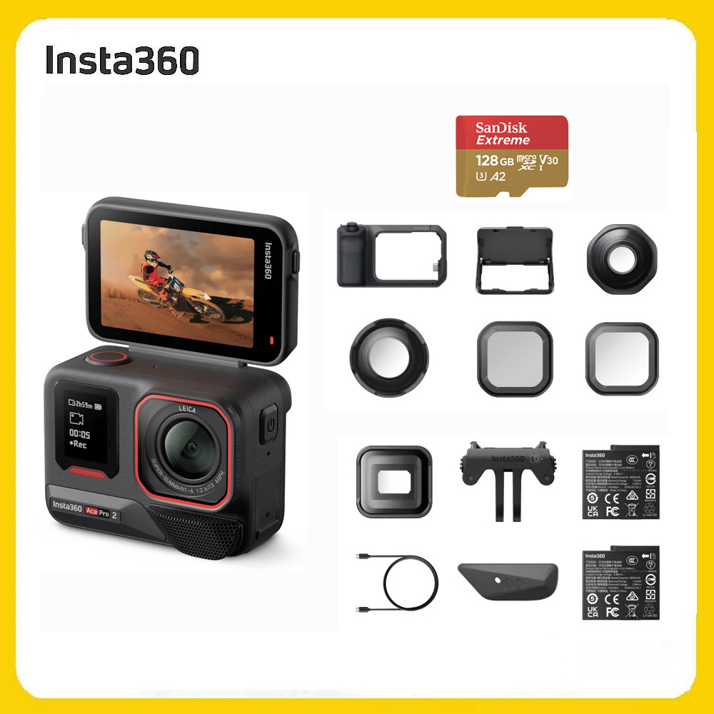 Insta360 Ace Pro 2 翻轉螢幕運動相機 影像大師套裝 (先創公司貨)（其他規格）