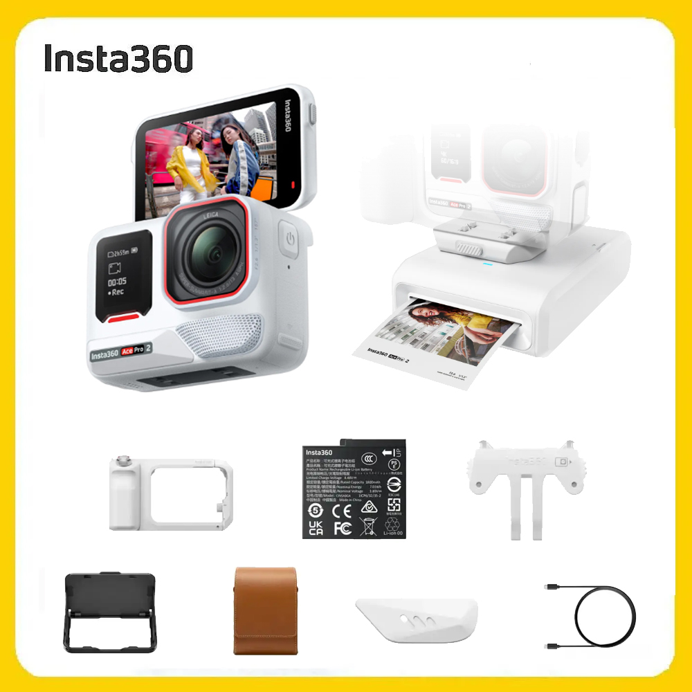 Insta360 Ace Pro 2 雪山白 街拍配件2.0閃印套裝  (先創公司貨)