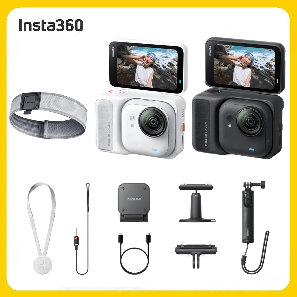 Insta360 GO Ultra 創作者套裝+簡易夾頭帶 (先創公司貨)