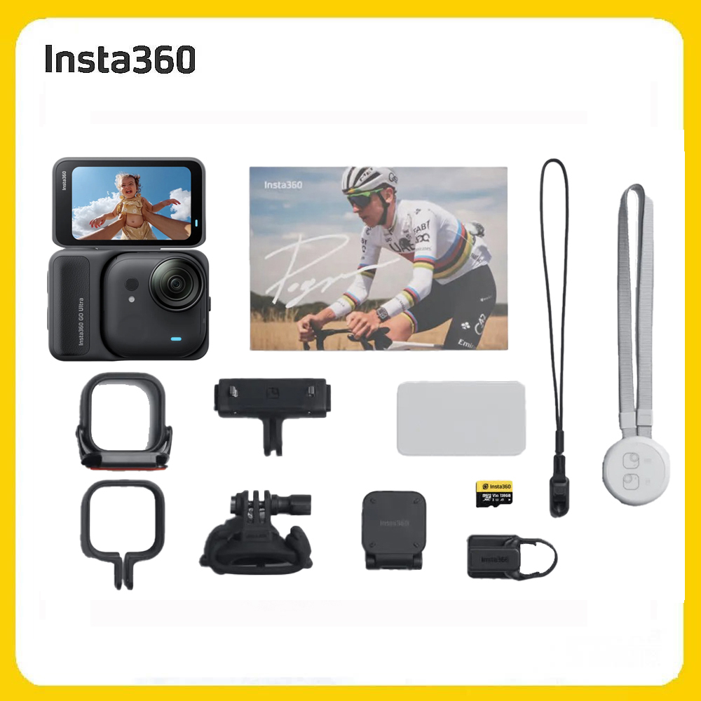 Insta360 GO Ultra 騎乘特製禮盒-星耀黑 (先創公司貨)