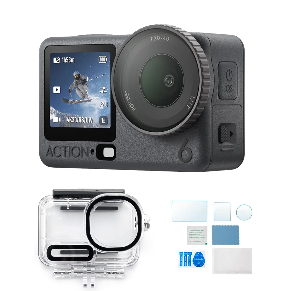 DJI 大疆 Osmo Action 6 標準套裝+DJI Care 一年版 公司貨