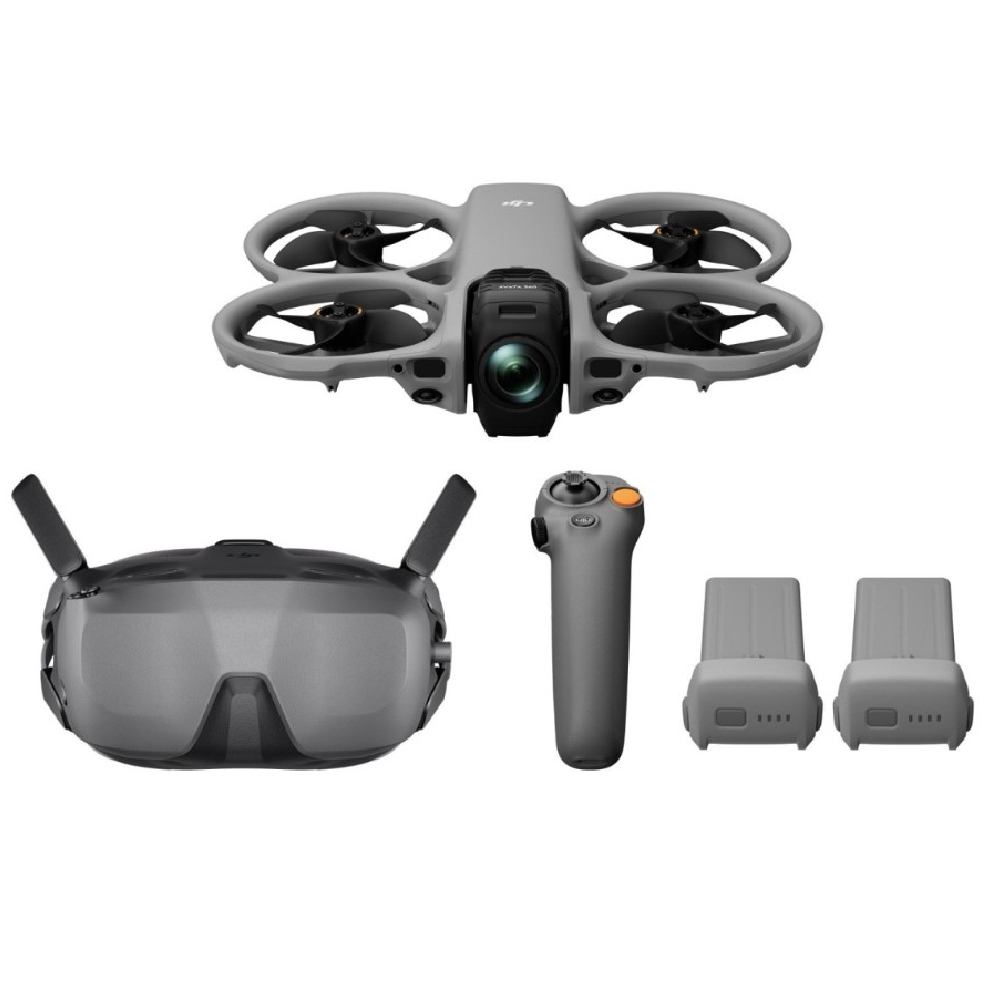 DJI 大疆 AVATA 360 體感暢飛套裝 + 隨心換 Care 1年版+128G 記憶卡(AVATA360,公司貨)全景空拍機 無人機