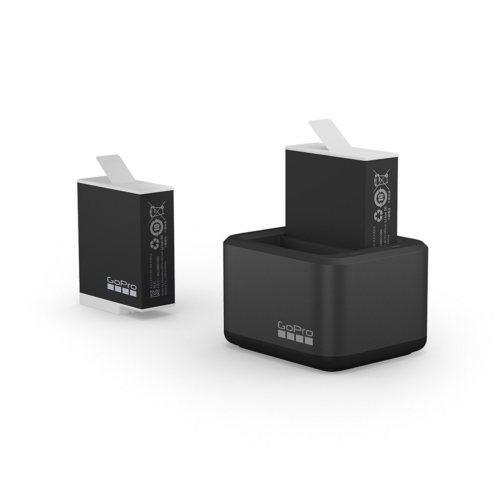 GoPro 雙電池充電器+ENDURO電池 (HERO9-12 Black)ADDBD-211-AS(公司貨)