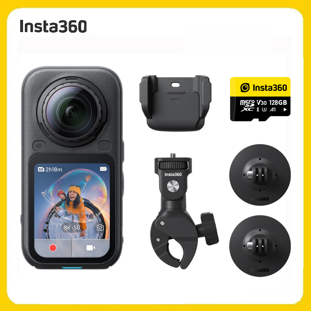 Insta360 X6機車套裝-含1年Care+128G (先創公司貨)