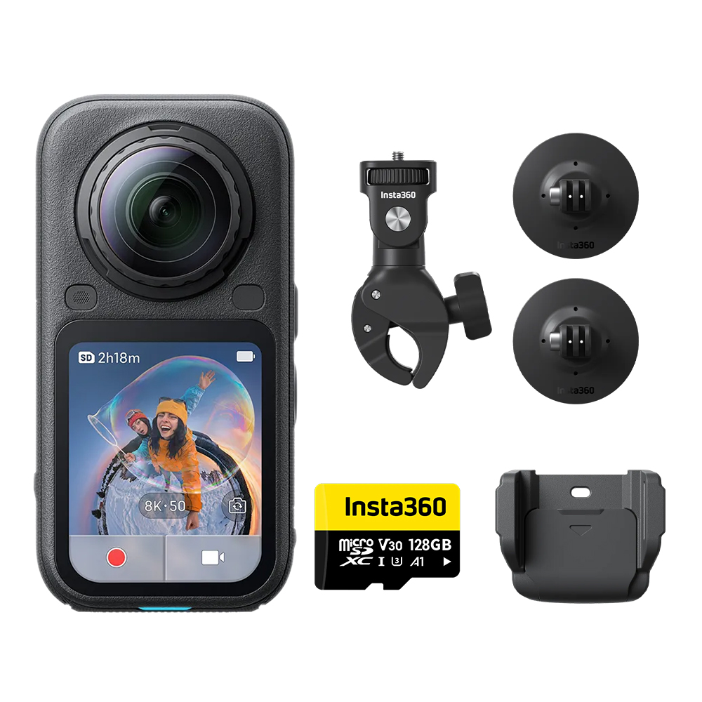 Insta360 X6 8K 360度 全景相機 機車套裝 公司貨
