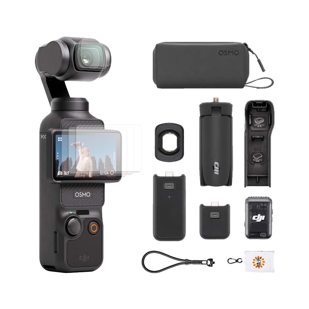 DJI 大疆 Osmo Pocket 3 全能套裝 (公司貨) 手持口袋攝影機 一英吋口袋雲台相機