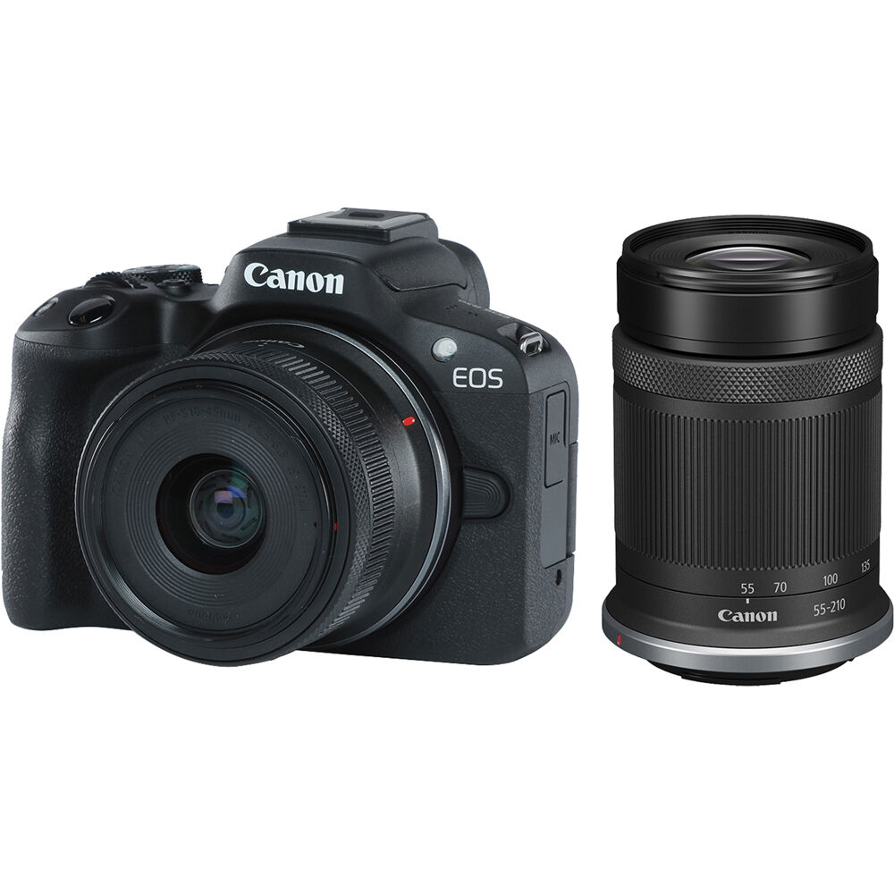 Canon 佳能 EOS R50 + RF-S18-45 IS STM & RF-S55-210mm IS STM 公司貨(其他規格)