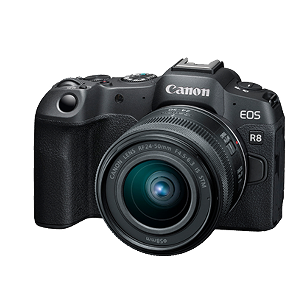 Canon 佳能 EOS R8 +RF24-50mm f/4.5-6.3 IS STM單鏡組(公司貨)
