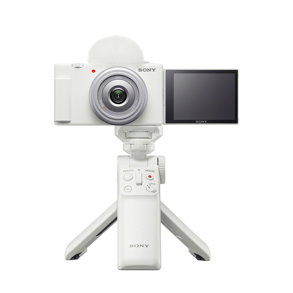 SONY ZV-1F Digital Camera Vlog數位相機手持握把組合白色公司貨