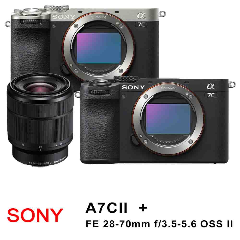 SONY 索尼 ILCE-7CM2/A7C II/A7C2 BODY 單機身+FE28-70mm( 平行輸入)-黑色