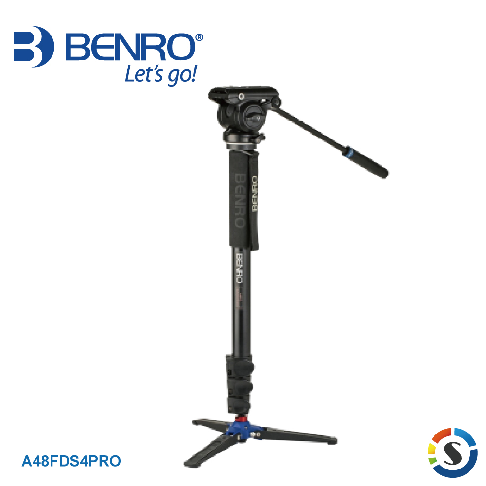 BENRO 百諾 A48FDS4PRO 油壓雲台單腳架套組