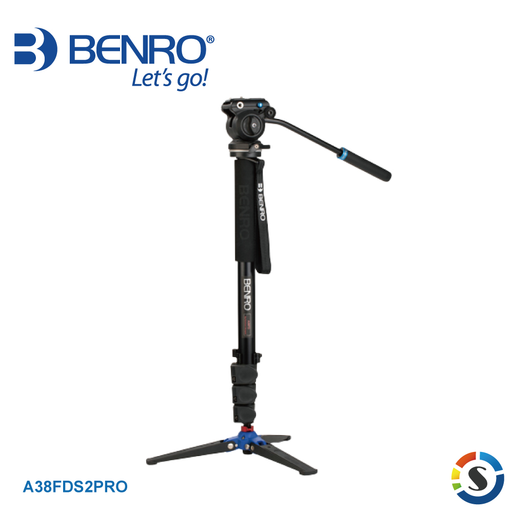 BENRO 百諾 A38FDS2PRO 油壓雲台單腳架套組