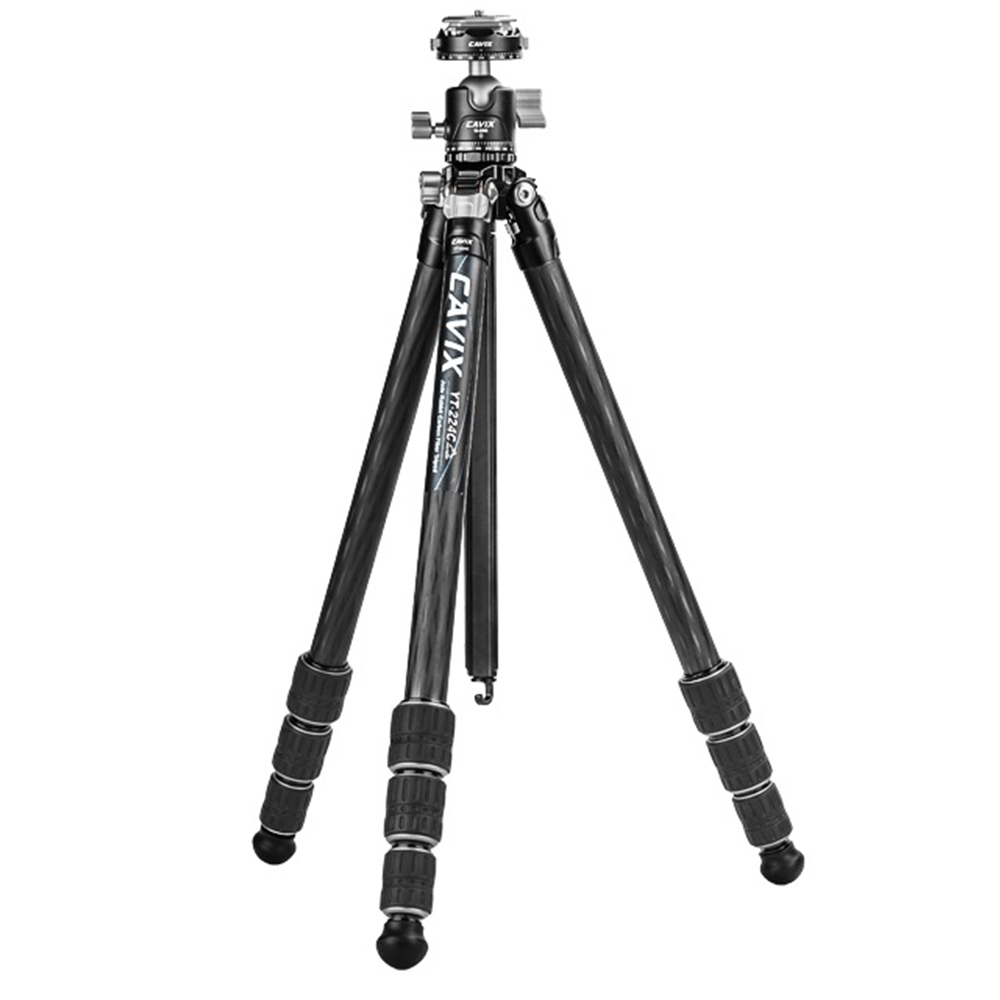 CAVIX 凱唯斯 YT-224C 玉兔碳纖維腳架套組 公司貨