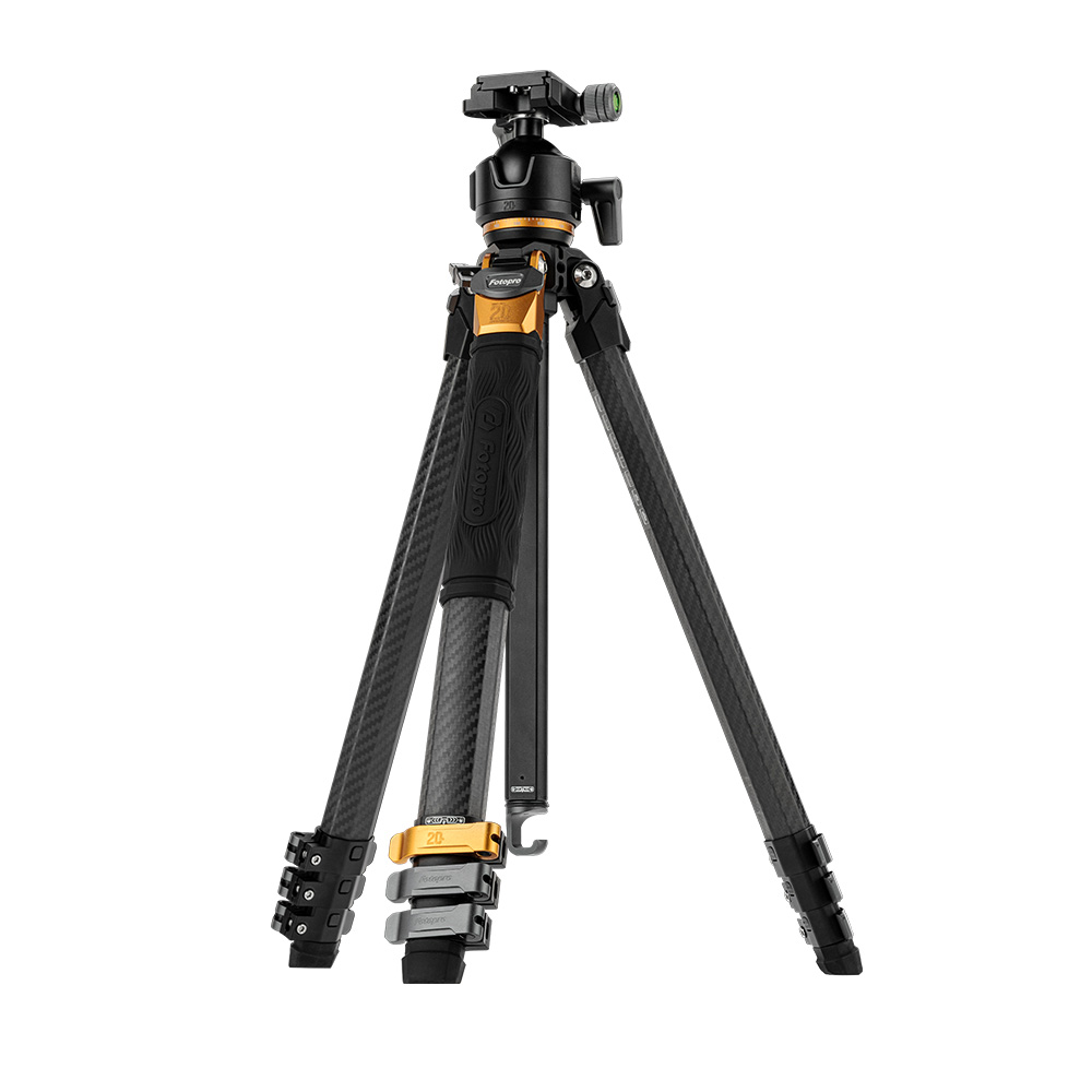 Fotopro 起源 Origin plus 20週年 異形扳扣式 碳纖維腳架 32mm管徑 - 黑金版