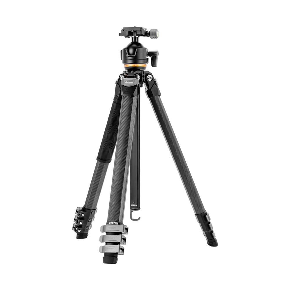 Fotopro 磐圖•起源 Origin 異形扳扣式 碳纖維腳架 28mm管徑 O-7HS (Arca Swiss) 沉穩黑