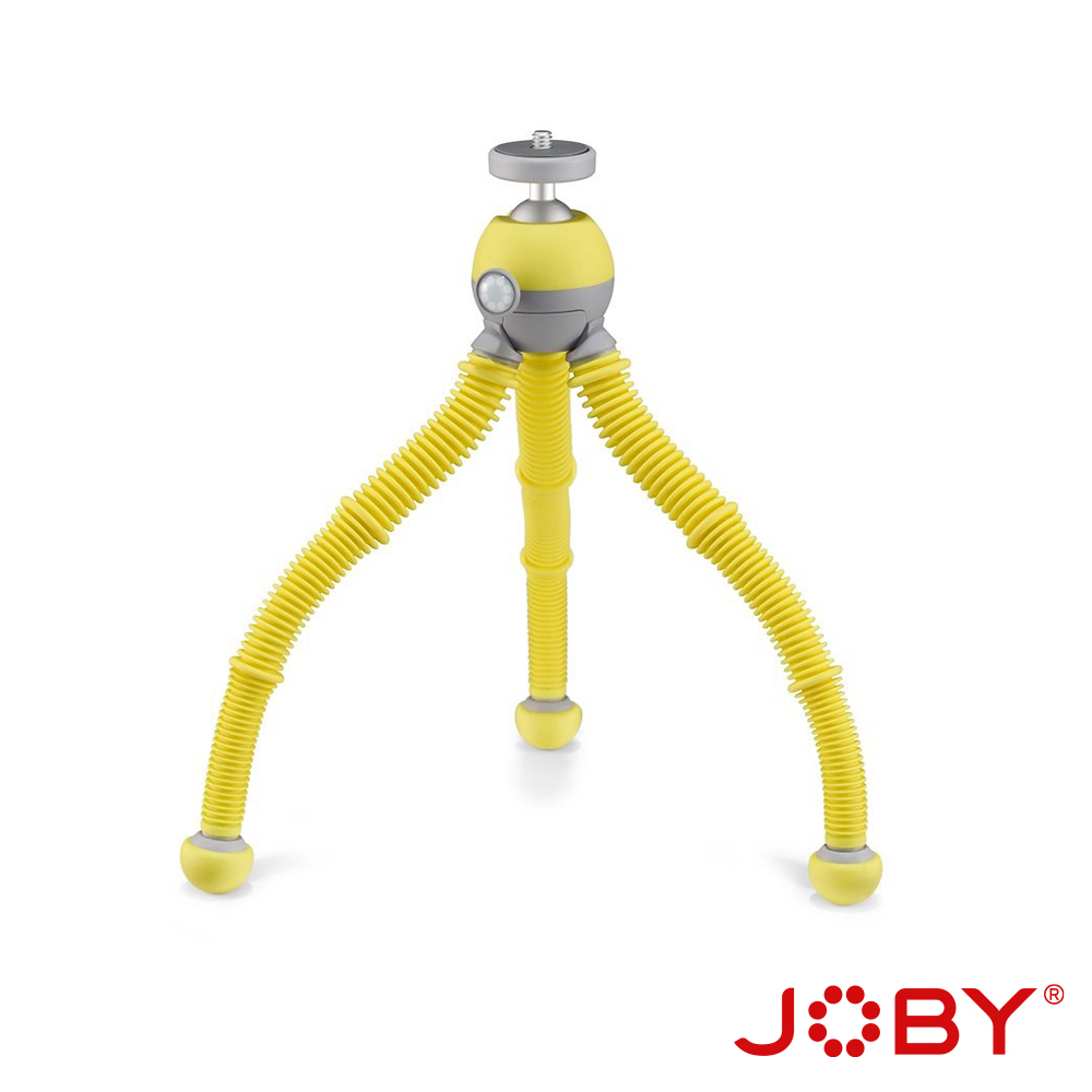 JOBY PodZilla Flexible Tripod Medium Kit 腳架套組-黃色 公司貨
