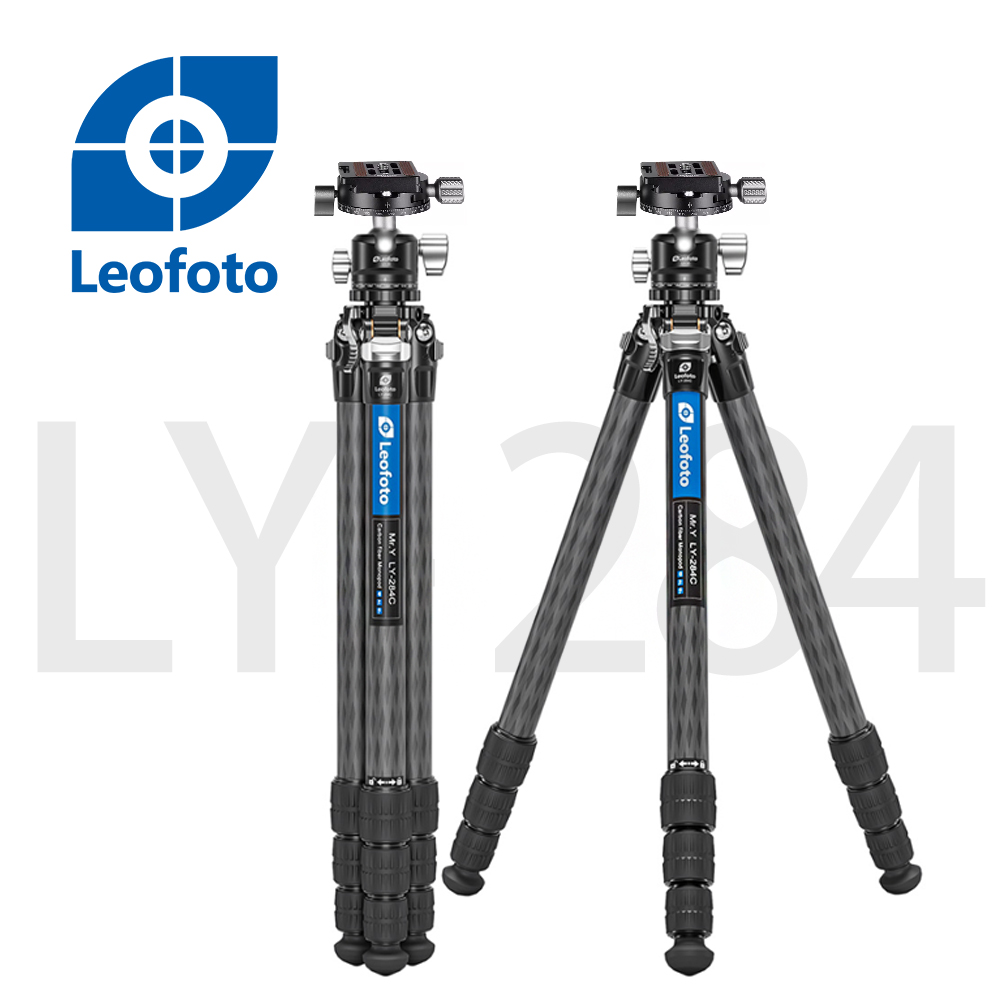 Leofoto 徠圖 LY284C+LH30R氫氣系列4節碳纖維三腳架(含雲台)