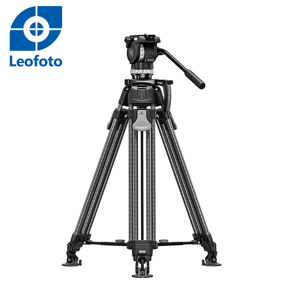 Leofoto 徠圖 LVF-163C+FH-10扳扣碳纖維三節三腳架含油壓雲台