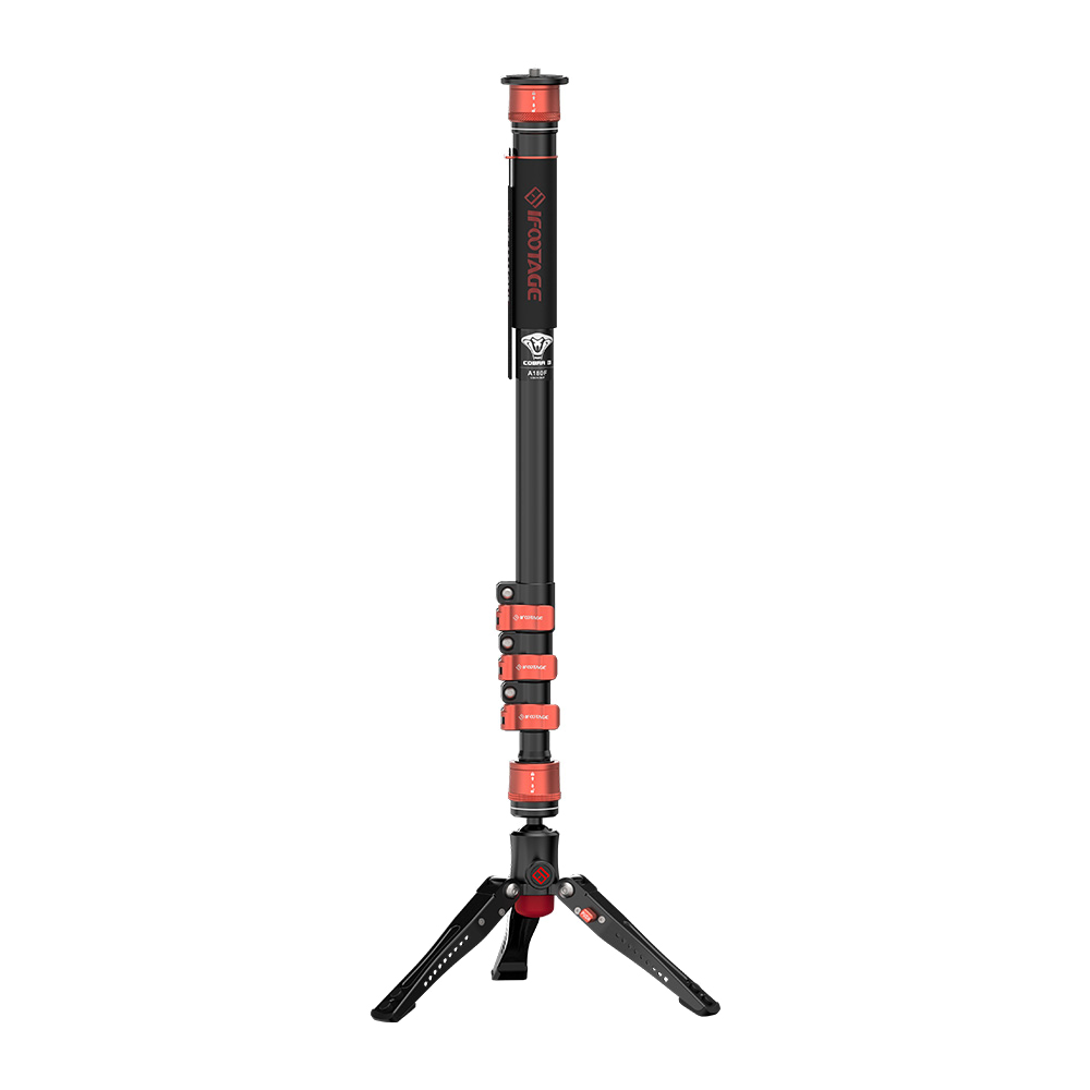 IFOOTAGE 印跡 COBRA3 眼鏡蛇系列 鋁合金扳扣式 單腳架 CB3 A180F(公司貨)