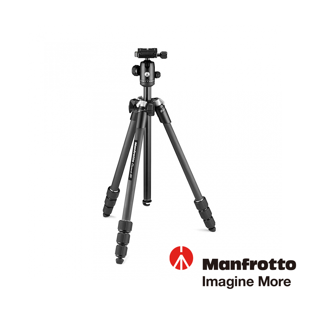 Manfrotto 曼富圖 Element MII 碳纖腳架套組 附手機夾+遙控器 MKELMII4CMB-BH(其他規格)