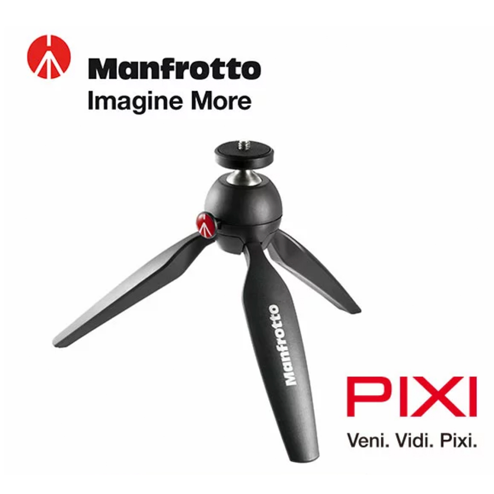 Manfrotto 曼富圖 PIXI 迷你腳架 三腳架 手持 黑色 自拍架 直播神器