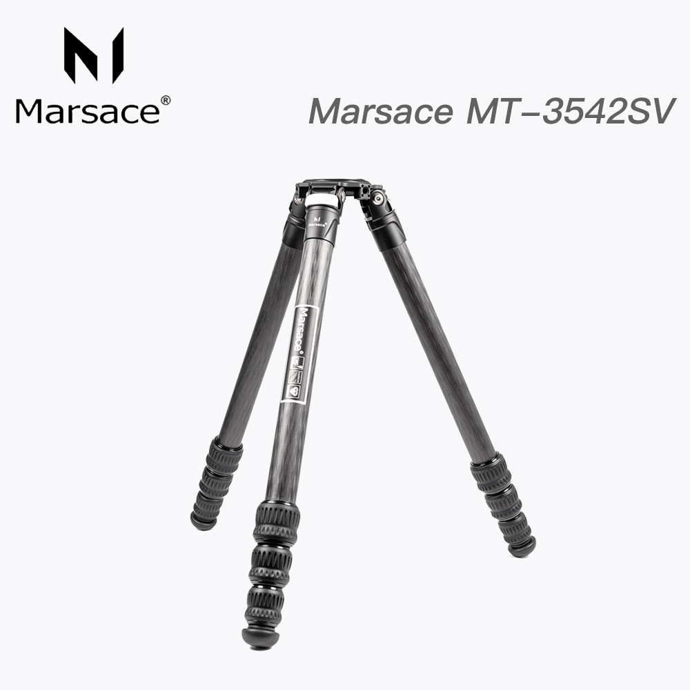 Marsace 瑪瑟士 MT-3542SV 3號四節碳纖維系統三腳架 (總代理公司貨)