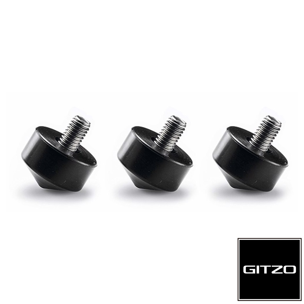GITZO GSF33 橡膠腳釘 33mm 3入 公司貨