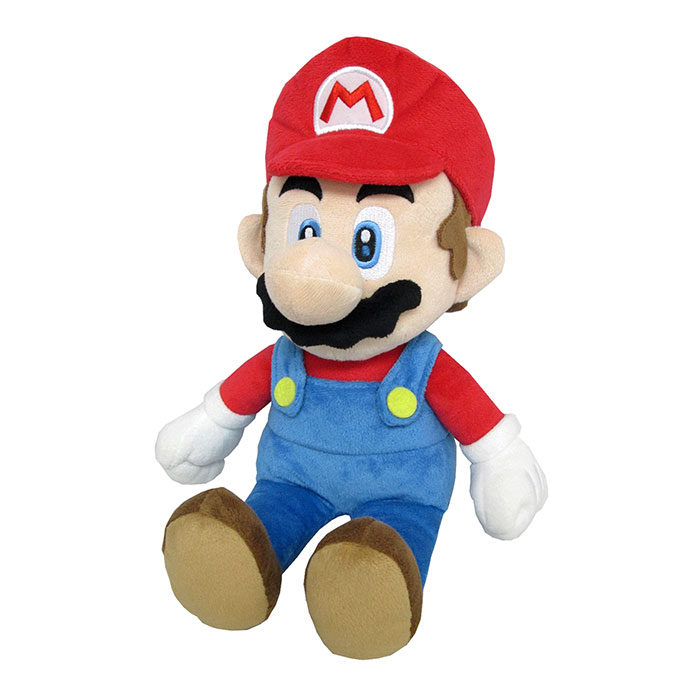 Nintendo 任天堂 原廠授權角色娃娃-瑪利歐(M)