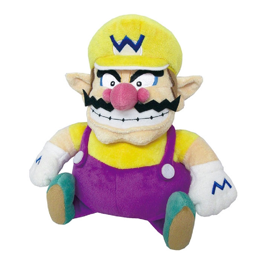 Nintendo 任天堂 原廠授權角色娃娃-瓦利歐(S) 壞瑪利