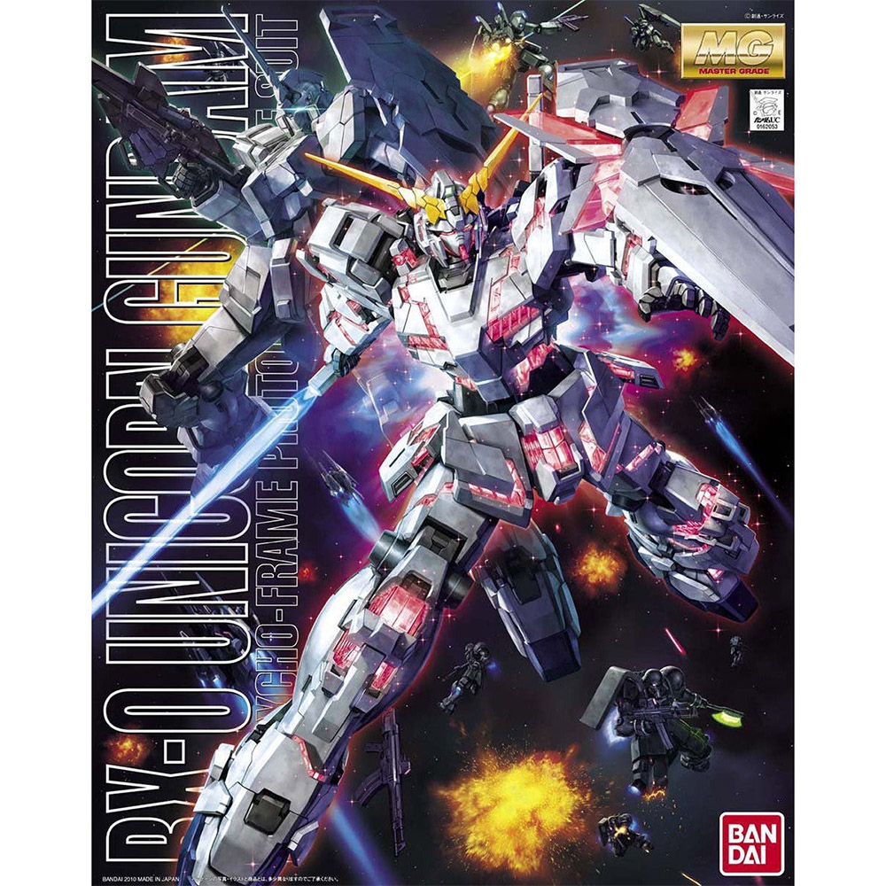 BANDAI 萬代 MG 1/100 RX-0 獨角獸鋼彈 動畫配色版