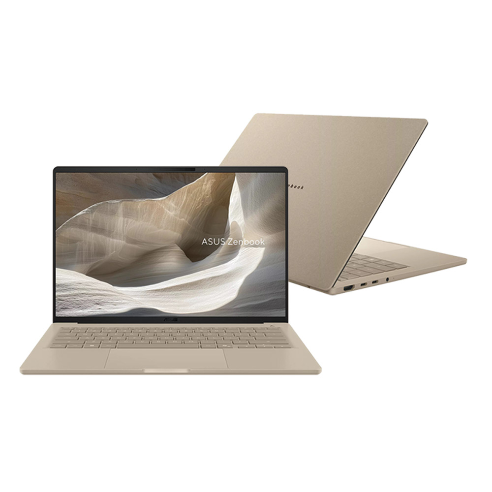 ASUS 華碩Zenbook A14 UX3407QA-0242D26100 沙暮金(X1-26-100/16G/512G