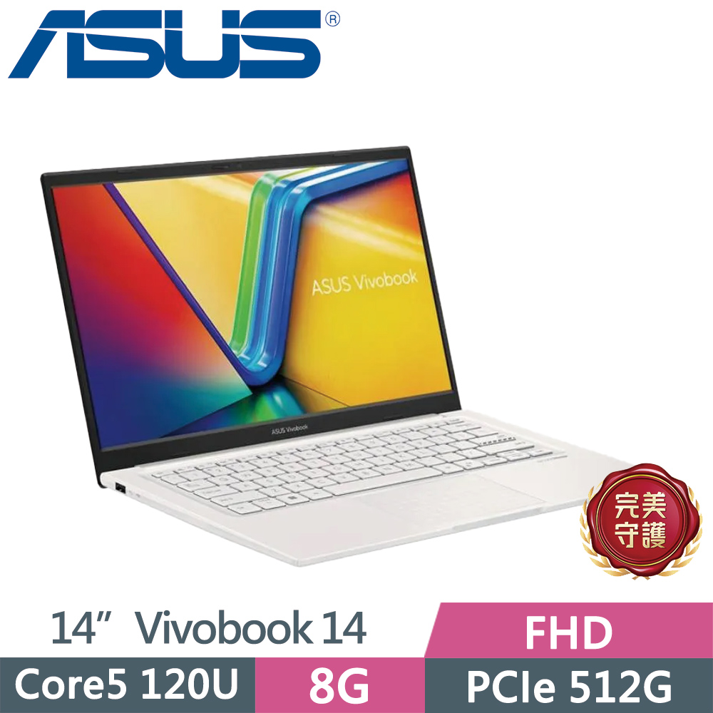 ASUS 華碩VivoBook 14 X1404VA-0111B120U 藍(Core5-120U/8G/512G SSD