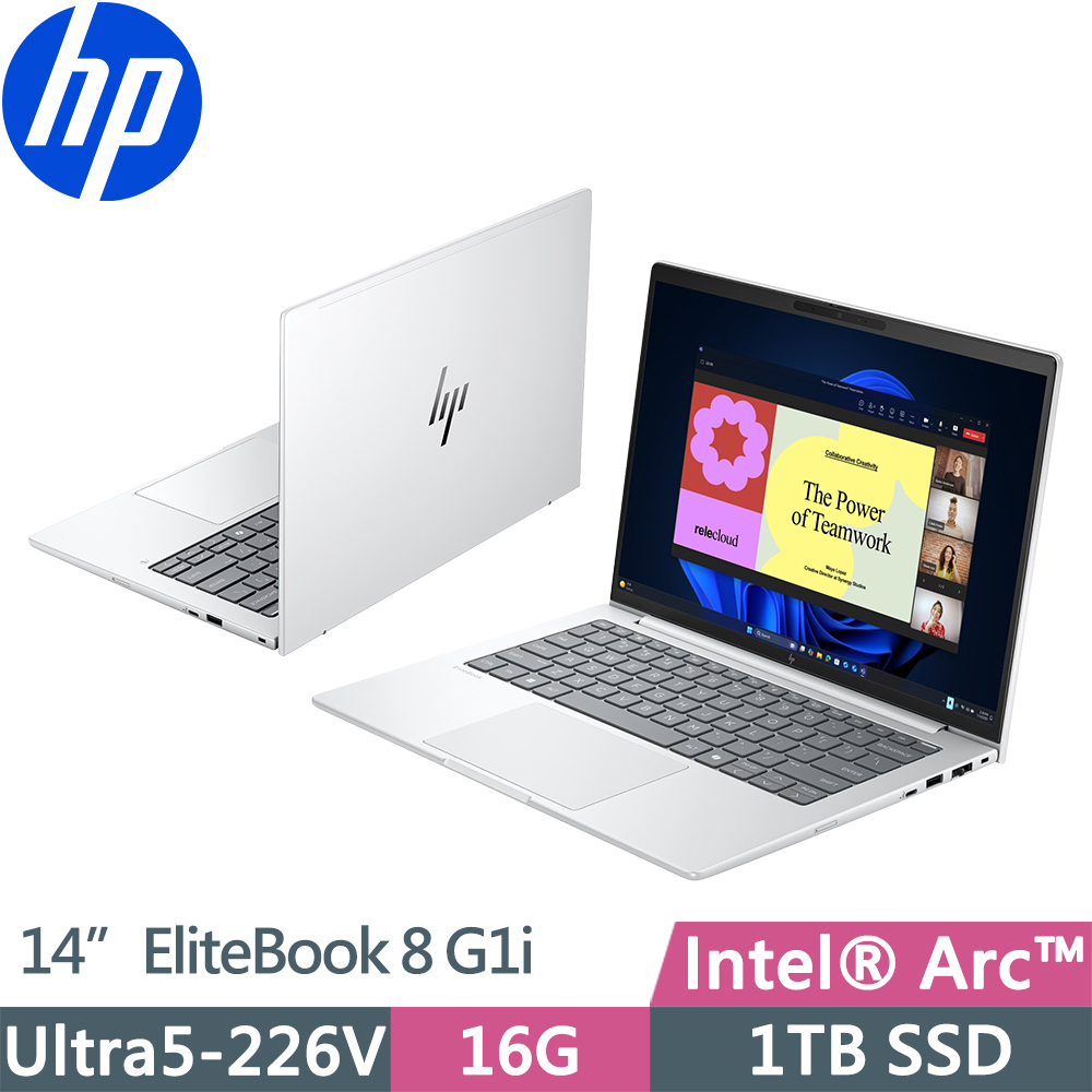 HP 惠普 EliteBook 8 G1i 14 Next Gen AI 14吋商用AI筆電 (Ultra5-226V/16G/1TB/WUXGA/W11P/三年保)