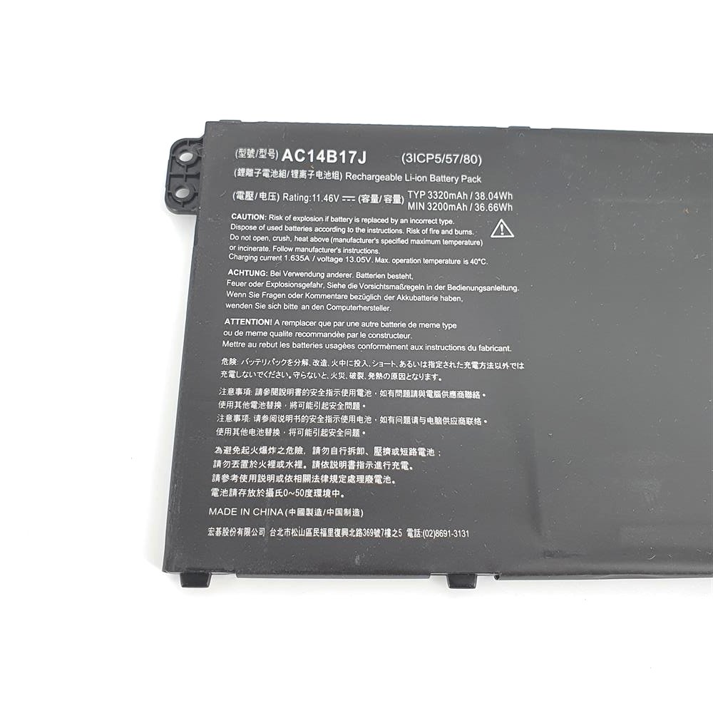ACER 宏碁AC14B17J 電池Aspire 5 A515-41G A515-51 A515-51G A515-52