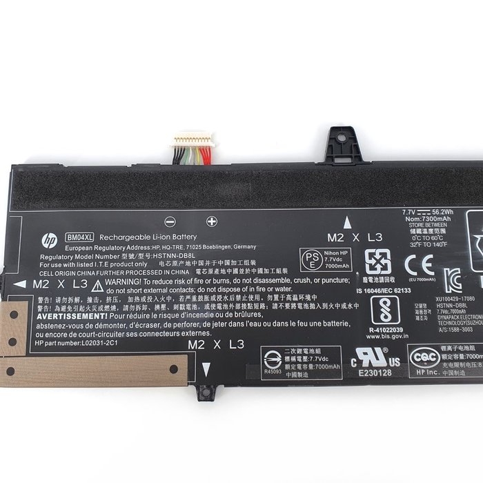 CRLYLC BM04XL Batterie pour HP EliteBook x360 1030 G3/x360 1030 G4