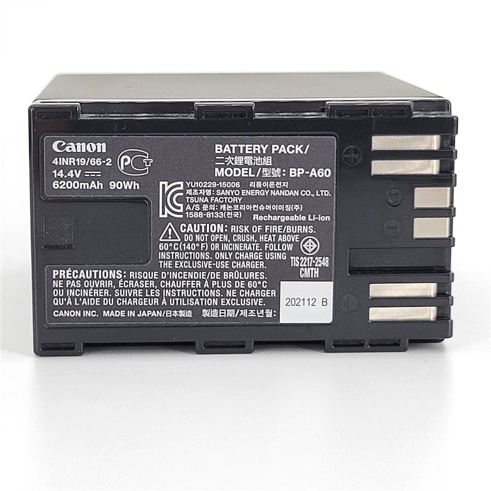 Canon 佳能BP-A60 原廠電池通用BP-A30 14.4V 6200mAh 90Wh 日本製造
