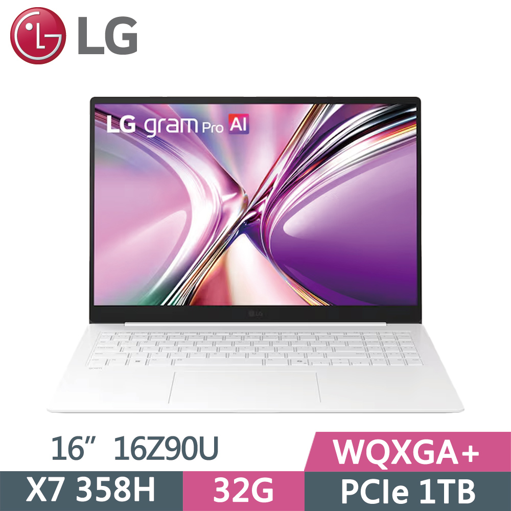 LG 樂金gram Pro 16Z90U-K.AUB7C2 白(Ultra X7 358H/32G/1TB+512G SSD