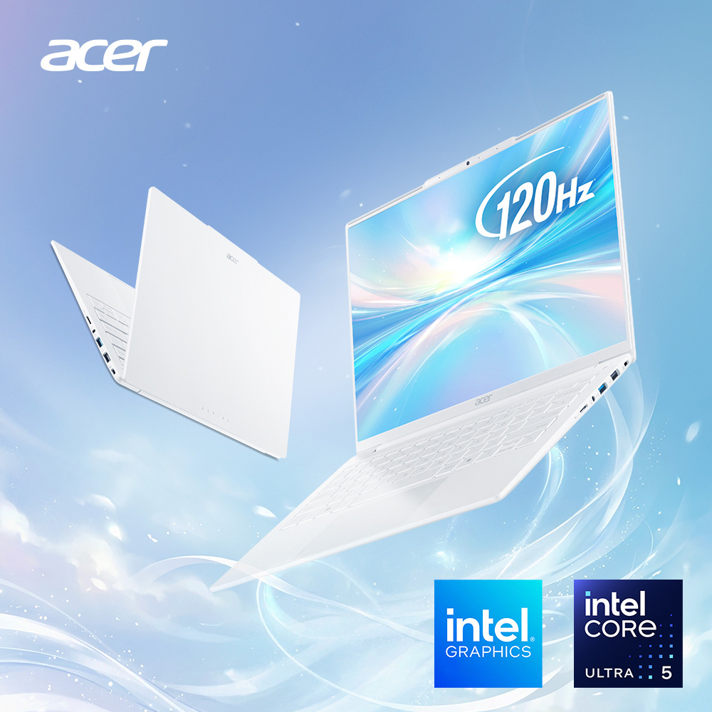 ACER 宏碁 Aspire Lite 14吋 AI筆電(Ultra5-115U/16G/512G/W11/AL14-53P-52QJ)