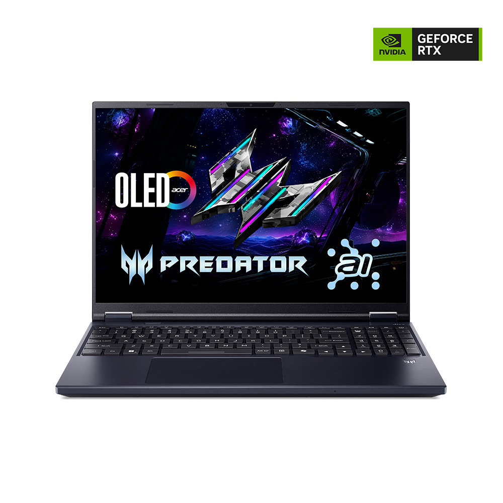 ACER 宏碁 Predator 16吋 AI電競筆電 黑(Ultra9 275HX/16G/512G/GeForce RTX 5060-8G/WIN11/PHN16-73-900P)