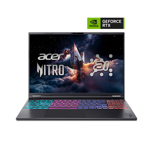 ACER 宏碁 Nitro 16吋電競筆電 黑(R9-365/16G/512G/GeForce RTX 5060-8G/W11/AN16S-61-R9JT)
