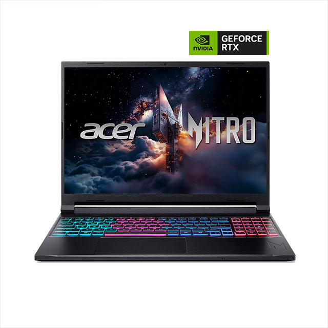 Nitro V 16吋 電競筆電黑(R5-240/16GB/512GB/GeForce RTX 5060-8G/W11/ANV16S-41-R5FT