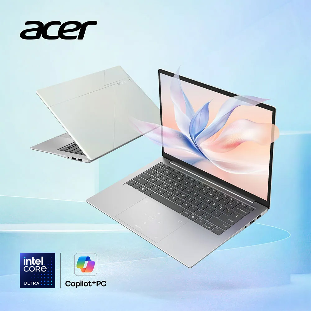 ACER 宏碁 Swift Edge 14吋2.8K OLED AI筆電 極光白 (Ultra5 325/32G/512G/2.8K OLED/W11/SFE14-I51-5740)