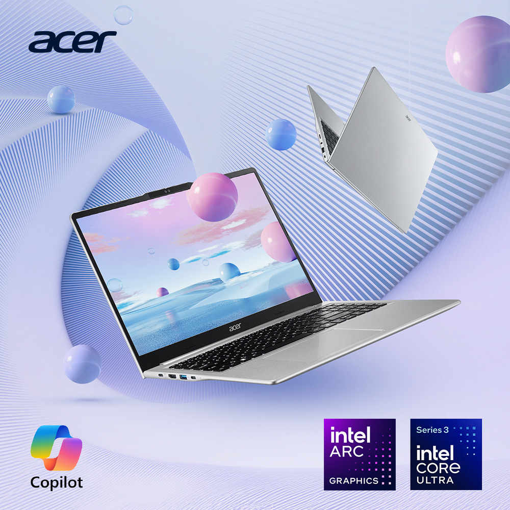 ACER 宏碁 Aspire Lite 15.6吋 AI筆電(Ultra7-256V/16G/512G/W11/AL15-57P-79JL)