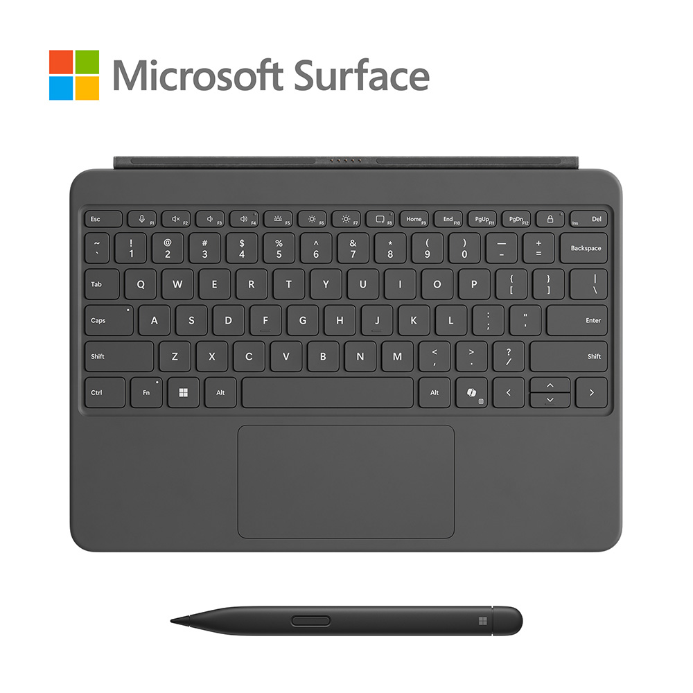 Microsoft 微軟 Surface Pro 12吋 專業鍵盤蓋(內含第2代超薄手寫筆) (Copilot) 板岩灰 EP2-33050